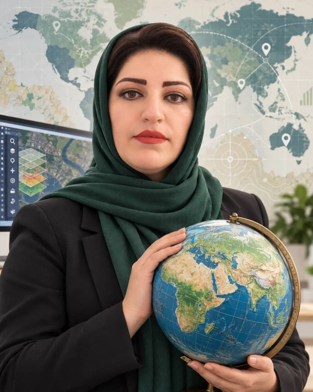 الهام ابراهیم‌زاده، مدیر و مؤسس نقشه راه GIS